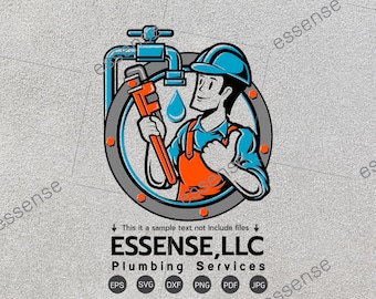 Plumer svg,Plumbing Svg,Plumbing pipes svg,Plumer Logo svg,plumbing logo svg for cricut silhouette,Plumbing Plumber Cartoon Clipart png dxf