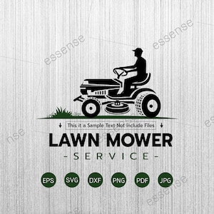 Rasenmäher Service SVG,Landschaftsbau Svg,Rasenmäher Logo,Rasenmäher Dateien für Cricut,Schnittdateien für Silhouette,Dxf,Png,Eps,Garten service Svg