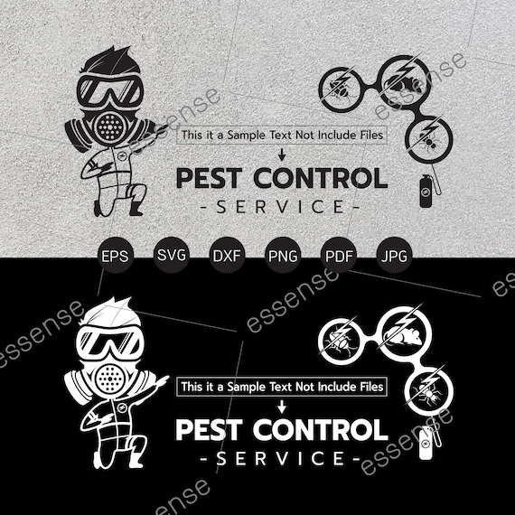 Pest Control Logo Svgpest Control Service Svgpest Control Etsy