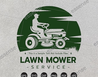 Lawn Mower Service SVG,Landscaping Svg,Lawn Mower Logo,Lawn Mower Files for Cricut,Cut Files For Silhouette,Dxf,Png,Eps,Garden Service Svg