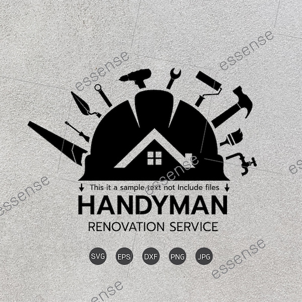 House Repair Service,Construction Building Worker Tool Handyman Build Fix Painter SVG,Roofer svg, Cricut SVG cut file,Handyman svg,House svg