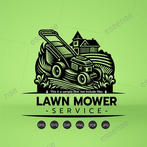 Lawn Mower Service SVG,Landscaping Svg,Lawn Mower Logo,Lawn Care Files for Cricut,Cut Files For Silhouette,Dxf,Png,Eps,Garden Service Svg
