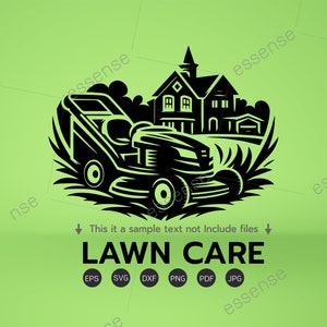 Lawn Mower Service SVG,Landscaping Svg,Lawn Mower Logo,Lawn Care Files for Cricut,Cut Files For Silhouette,Dxf,Png,Eps,Garden Service Svg