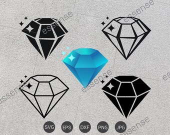 Diamond svg file ,rich diamond ring ,engagement party ,Diamond logo svg Cricut Silhouette cut file, Wedding Diamond SVG dxf eps png jpg