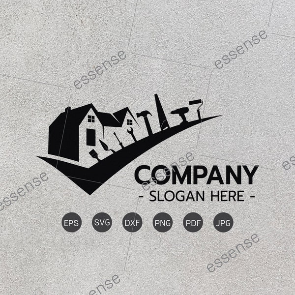 House Repair Service,Construction Building Worker Tool Handyman Build Fix Painter SVG,Roofer svg, Cricut SVG cut file,Handyman svg,House svg