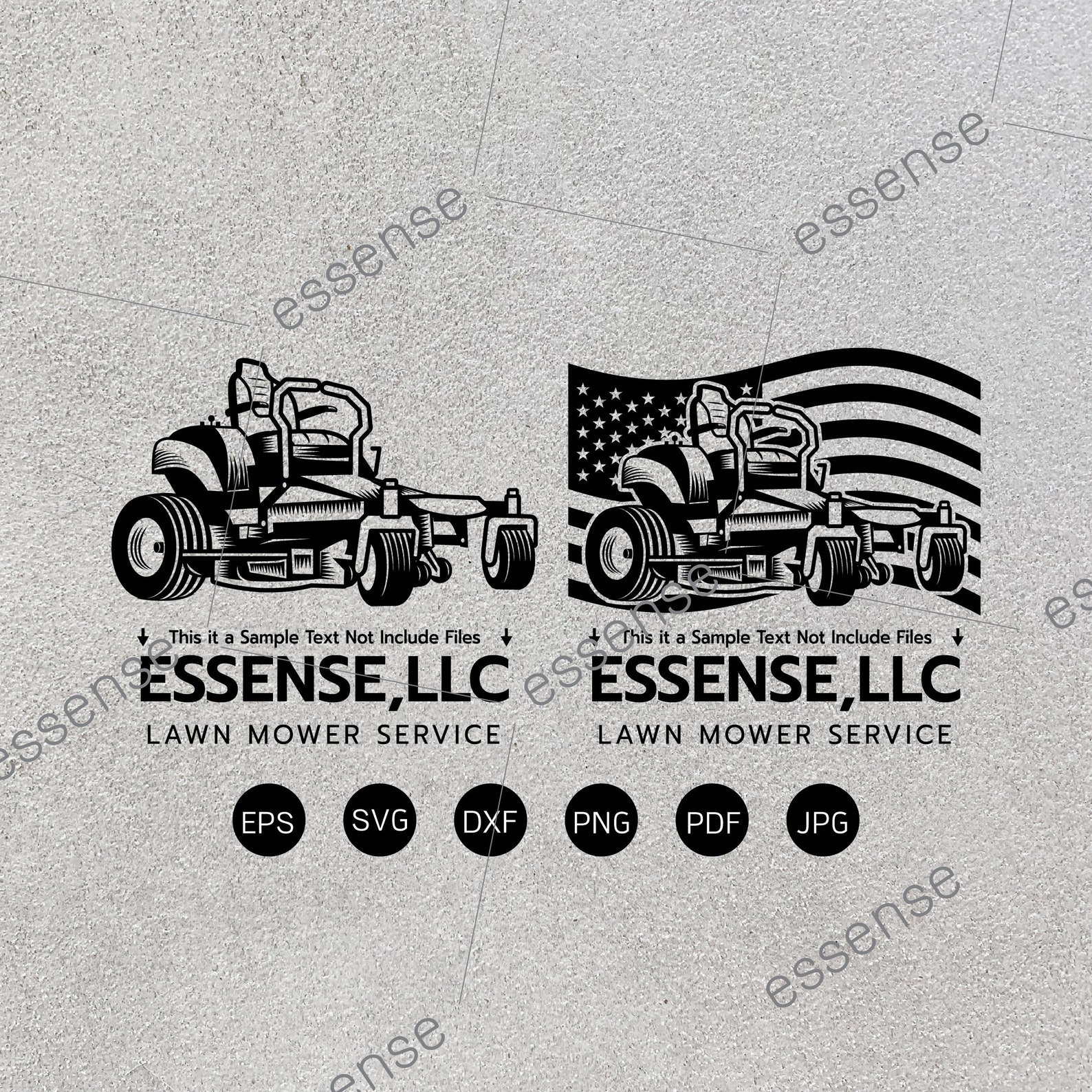 Lawn Mower Service Svglandscaping Svglawn Mower Logolawn Etsy