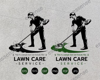 Lawn Mower Service SVG,Landscaping Svg,Lawn care svg Logo,Lawn Mower  for Cricut,Cut Files For Silhouette,Dxf,Png,Eps,Garden Service Svg