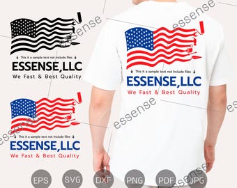 Husreparationstjänst, Byggnadsarbetare Verktyg Hantverkare Bygga Fixa USA SVG, Takläggare svg, Cricut SVG klippfil, Hantverkare svg, USA flagga svg
