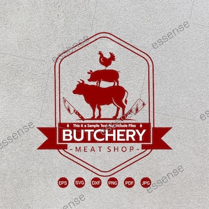 Butcher svg,Butcher Shop svg,Meat svg,Butcher shop silhouette svg,Butcher Knife Svg,Butcher svg cut file svg cricut,SVG, PNG, EPS, dxf, jpg