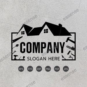 Servicio de reparación de la casa,Herramienta de trabajo de construcción handyman Build Fix Painter SVG,Roofer svg, Cricut SVG archivo de corte,Handyman svg,Casa svg