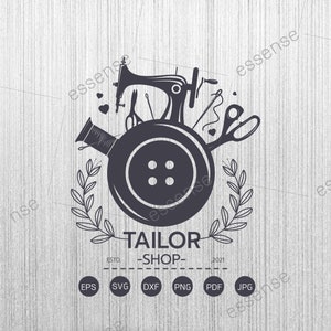 Nähen Logo SVG, Nähen SVG, Schneider SVG, Nähmaschine svg, Nähen Silhouette, Nähdesigns Handwerk Dateien für Cricut, Cut Dateien für SVG Dxf Png