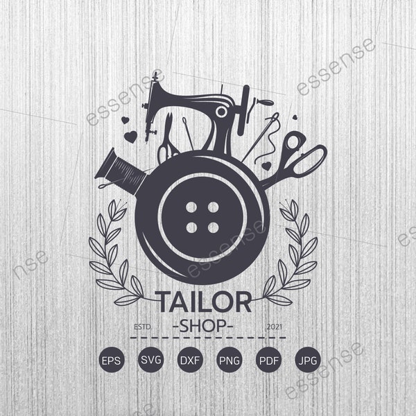 Sewing Logo SVG,Sewing SVG,Tailor Svg,Sewing machine svg,Sewing Silhouette,Sewing designs craft Files for Cricut,Cut Files For Svg Dxf Png