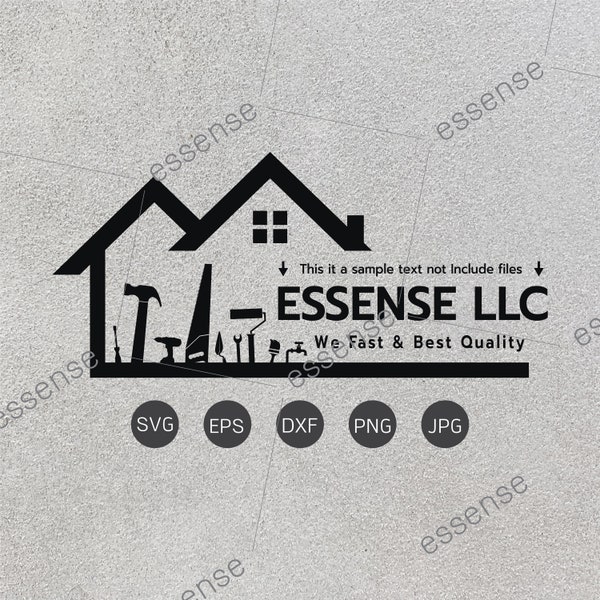 House Repair Service,Construction Building Worker Tool Handyman Build Fix Painter SVG,Roofer svg, Cricut SVG cut file,Handyman svg,House svg