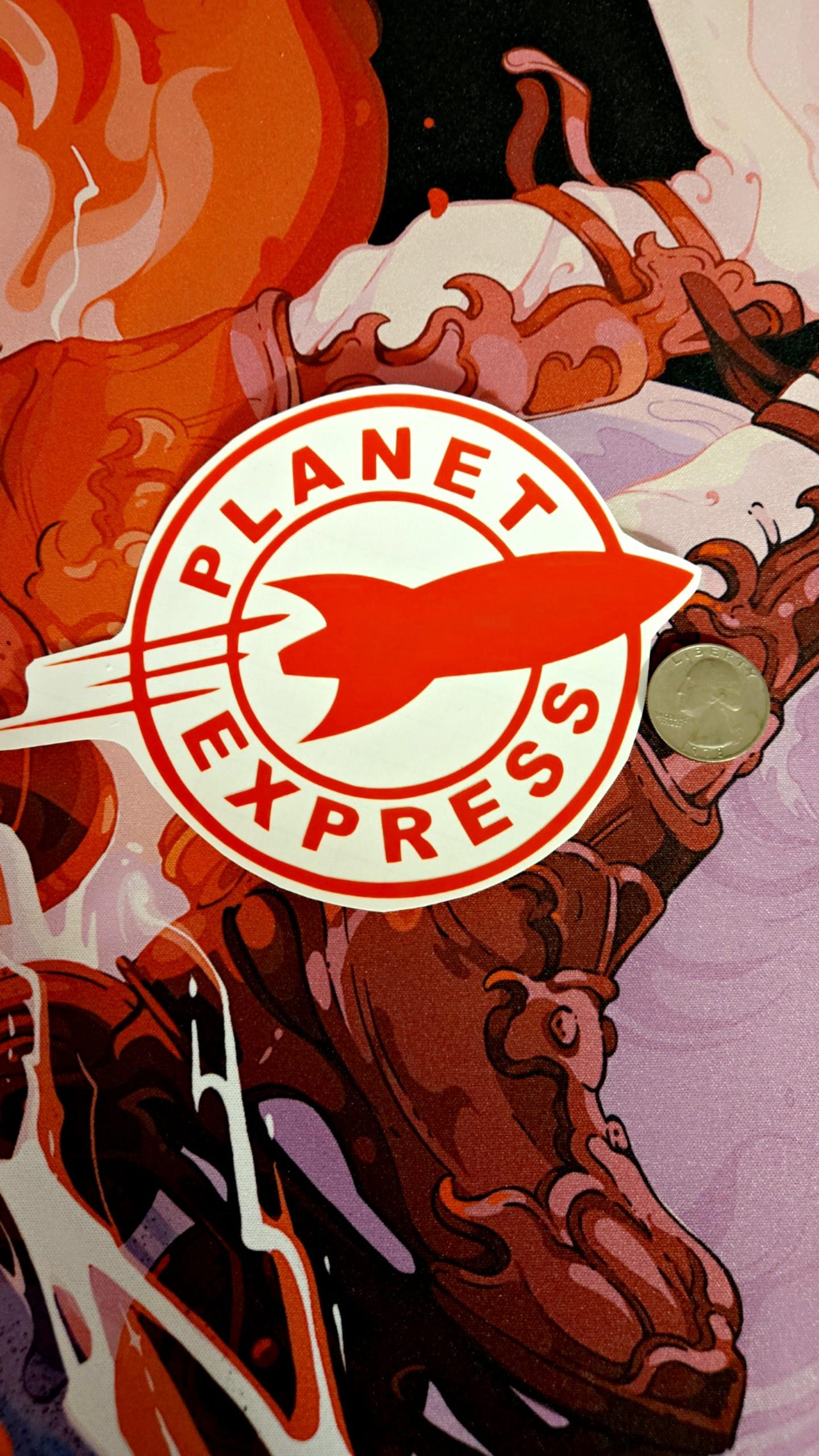 Planet Express Logo Futurama Car Sticker Decal - Etsy