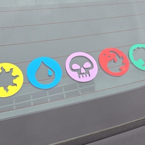 Magic The Gathering Mana Sticker Decal