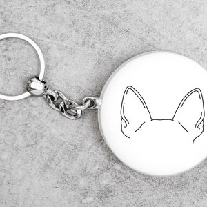 Chihuahua Dog Ear Outline SVG, PNG Digital Download for Cricut and ...