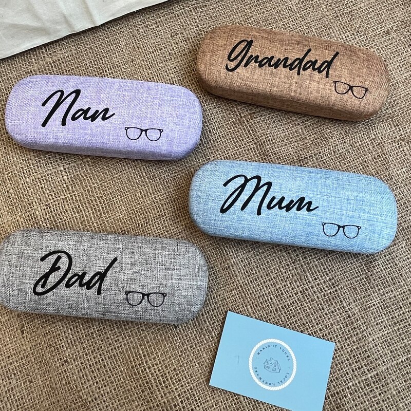 Personalised Glasses Case - Etsy UK