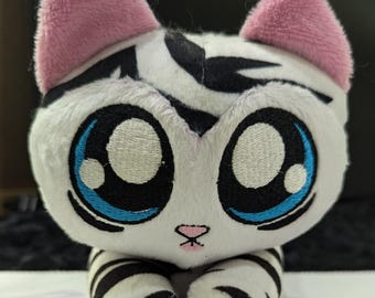 Peluche de sirena de tiburón tigre hecho a mano