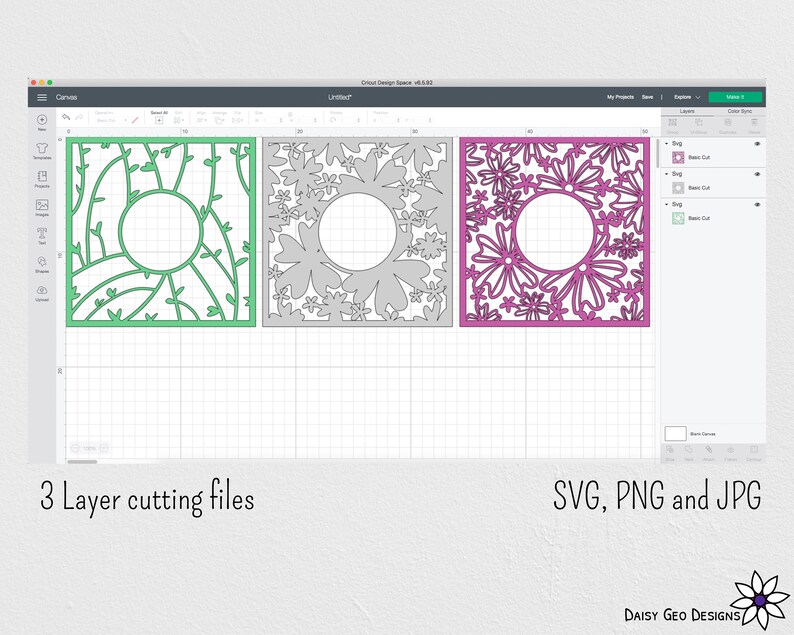 Free Free 143 Layered Vinyl Cricut Flower Svg SVG PNG EPS DXF File