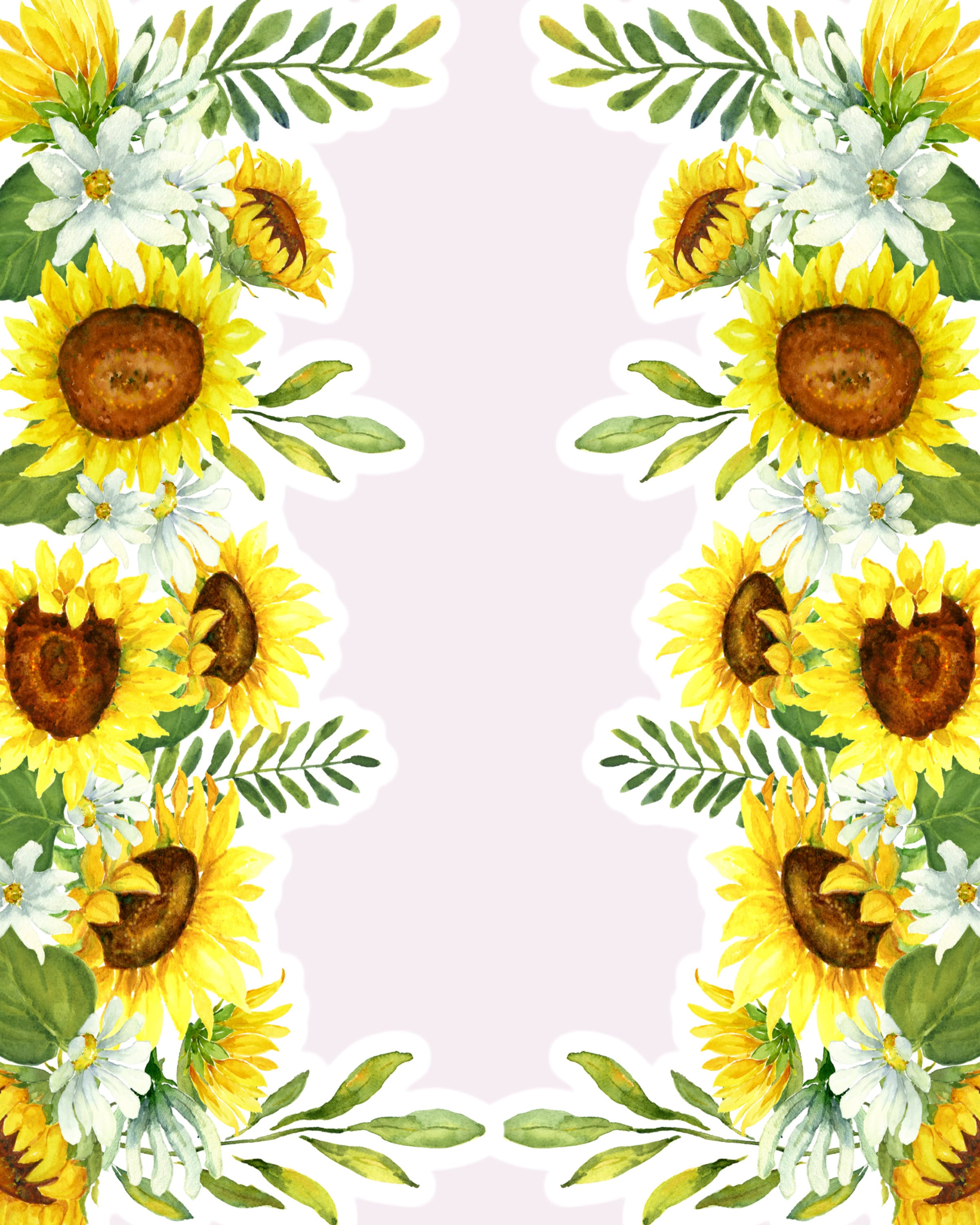 Sunflower Bulletin Board Border