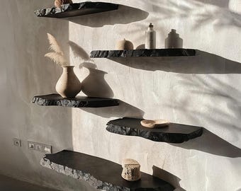 Black floating shelves wood custom floating shelf corner wall shelf long floating shelf black floating shelf plans shelf decor