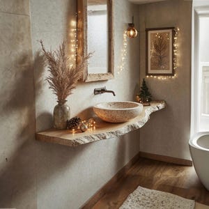 Handmade wood bathroom vanity floating shelves wood floating bathroom vanity floating vanity vanity top bathroom decoration for home
