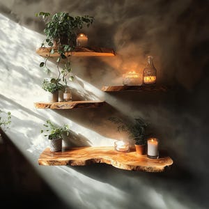 Live edge walnut floating shelves farmhouse heavy duty floating shelves live edge long floating shelf solid wood floating shelf bookshelf