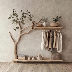 Solid wood coat hanger stand coat rack with shelf decorative hooks personalized hanger coat rack wall mount rack for shoe wall decor