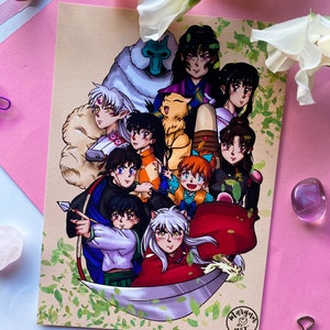 Cartoon Anime/Manga Dog Boy Inu Demon Gang Illustration Art Print 210 mg Matte Paper