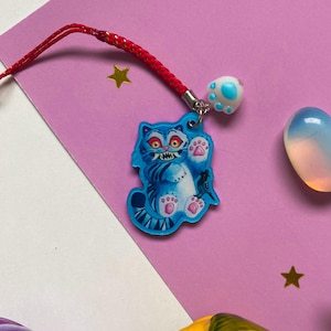 PRE-ORDER Blue Tiger Black crow Derpy and Sussie K-pop Demon Hunters Acrylic Phone Charm