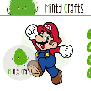 Super Mario, Instant Digital Download, for Cricut or Silhouette