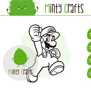SuperMario, Instant Digital Download, for Cricut or Silhouette