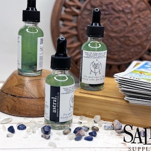 Astral Herb Infused Ritual Oil Witch Supplies Wiccan Oils Witchy Mom Gift Candle Dressing Astral Projection Lucid Dream Sleep Potion
