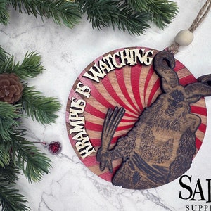 Krampus Christmas Ornament, Creepy Christmas Decor, Krampus Gift, Horror Ornament, Gothic Xmas Tree, Spooky Ornament, Scary Christmas