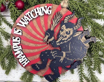 Krampus Ornament, Krampusnacht, Creepy Christmas, Yule Ornaments, Gothic Christmas Decorations, Yuletide, Christmas Witch, Pagan Christmas
