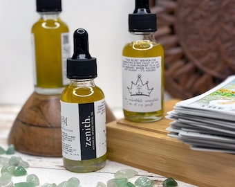Success Ritual Oil and Resins Herbal Infusion Crystal Infused Manifestation Oil Intention Magick Wicca Witchy Stocking Stuffers Yule Gifts