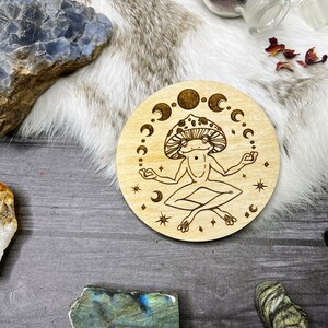 Frog Incense Holder, Hippie Frog, Witchy Incense Holder, Incense Holder Moon, Pagan Incense, Witchy Gifts, Handmade Incense Holder