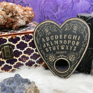 Wood Planchette, Spirit Board, Talking Board, Divination Board, Witch Gift, Planchette Wall Art, Dowsing Mat, Witchy Gifts For Her