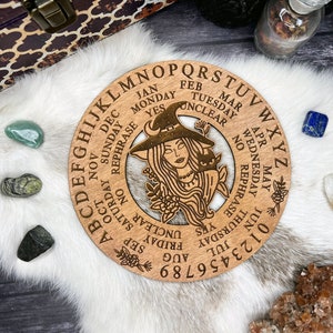 Talking Board, Pendulum Board, Divination Board, Dowsing Board, Pagan Gift, Witch Pendulum, Spirit Board, Witchy Gift, Spirit Communication