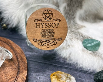 Apothecary Jar Labels, Witchy birthday gifts, Witch Herbs, Herbal Witch Goods, Witchcraft Storage, Witchy Housewarming, Mothers Day Gift