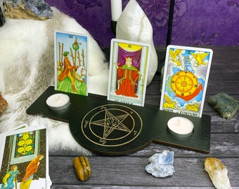 Golden Tarot card with a skull symbolizing Death. Tarot symbolism. Mystery, astr