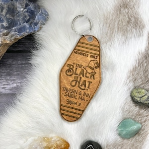 Witchy Keychain, Spooky Keychain, Hotel Keychain, Gifts For Witches, Witchy Gift, Motel Keychain, Salem Witch, Yule Gifts, Witchy Christmas