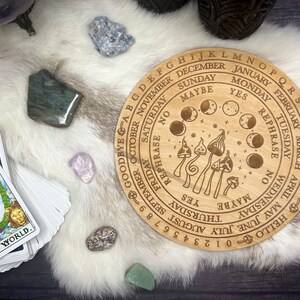 Cottagecore Witch, Talking Board, Pendulum Board, Divination, Fortune Telling Game, Witch Pendulum, Witchy Gift, Spirit Communication