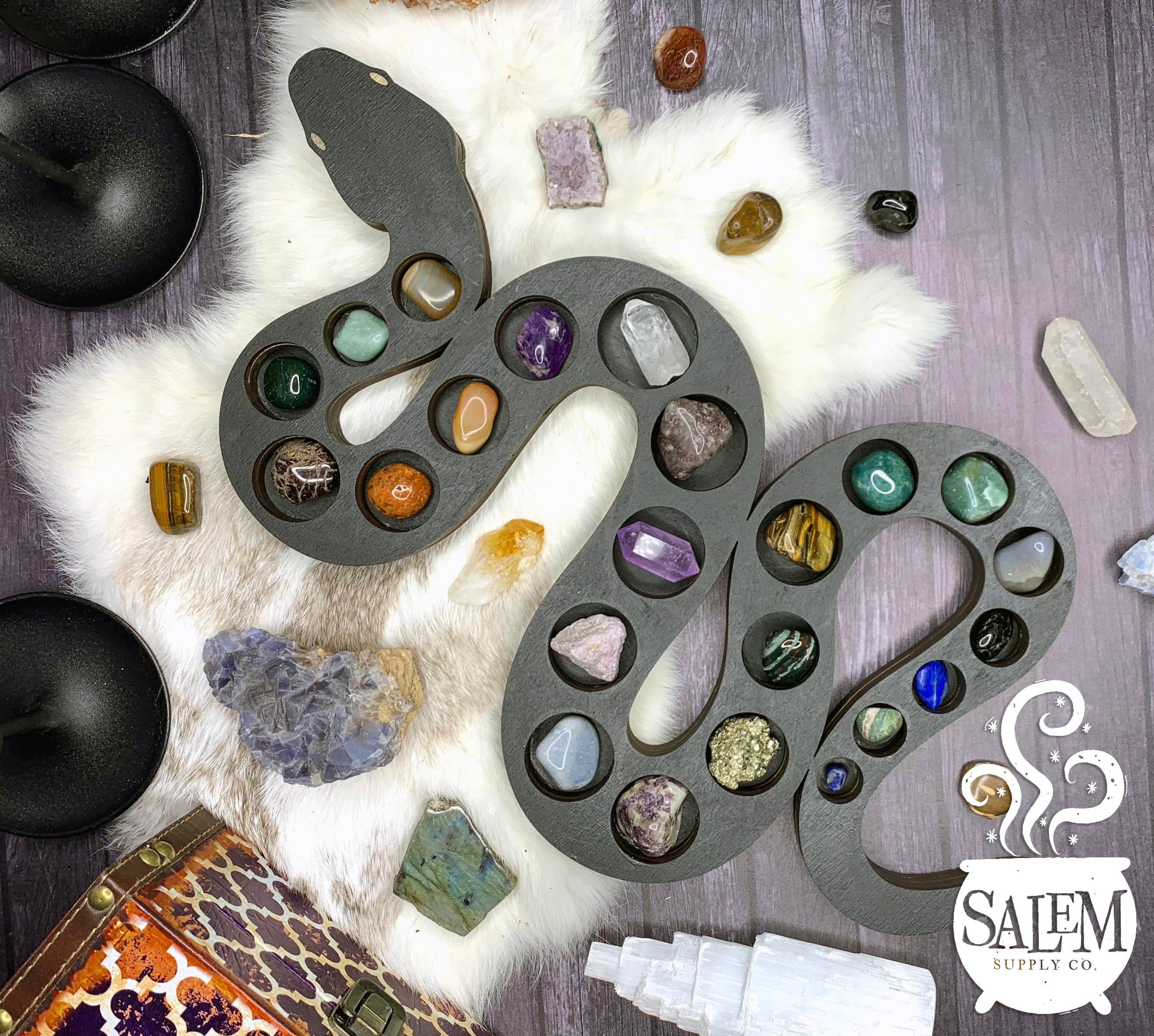 Crystal Shelf Snake Wall Decor Witchy Decor Pagan Decor Etsy