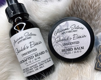 Skaldi's Elixir, Viking Beard Oil, Men's Beard Care, Viking Gifts, Yule Gifts, Beard Oil, Viking Gifts For Husband, Natural Beard Oil