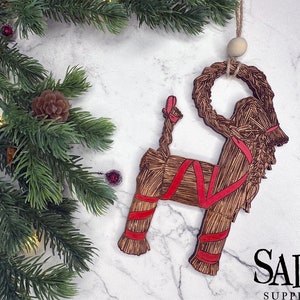 Yule Goat, Julbock, Yule Tree Ornament, Winter Solstice Ornament, Pagan Ornament, Norse Christmas Ornaments, Goat Christmas Ornament