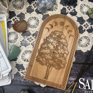Tree Incense Burner, Celtic Incense, Witchy Incense Holder, Incense Holder For Altar, Witchy Gift, Celtic Gifts, Wood Incense Holder