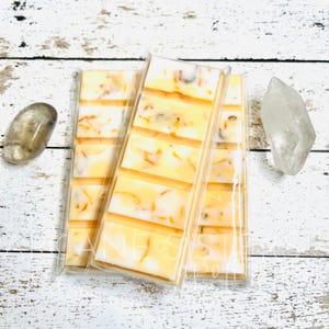 Herbal Wax Melt, Peach Wax Melts, Herbal Infusions, Calendula Petals, Strong Wax Melts, Pagan Gifts, Witchy Wax Melt, Summer Spell