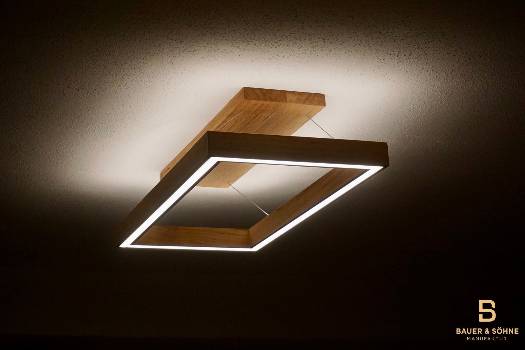 Ceiling Light Solid Smarthome Motion Oak Detector Etsy Homekit - Wood Apple