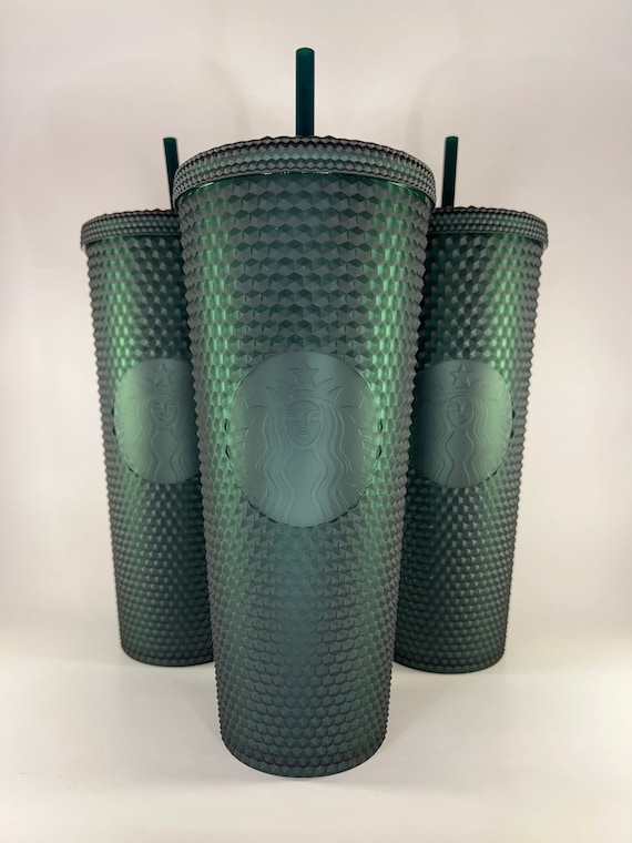 Starbucks Matte Dark Green Studded 24 Oz. Tumbler Etsy